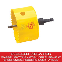 Load image into Gallery viewer, Precision Bi-Metal Hole Saw with 2" Depth - Ideal for Wood, Metal &amp; Steel