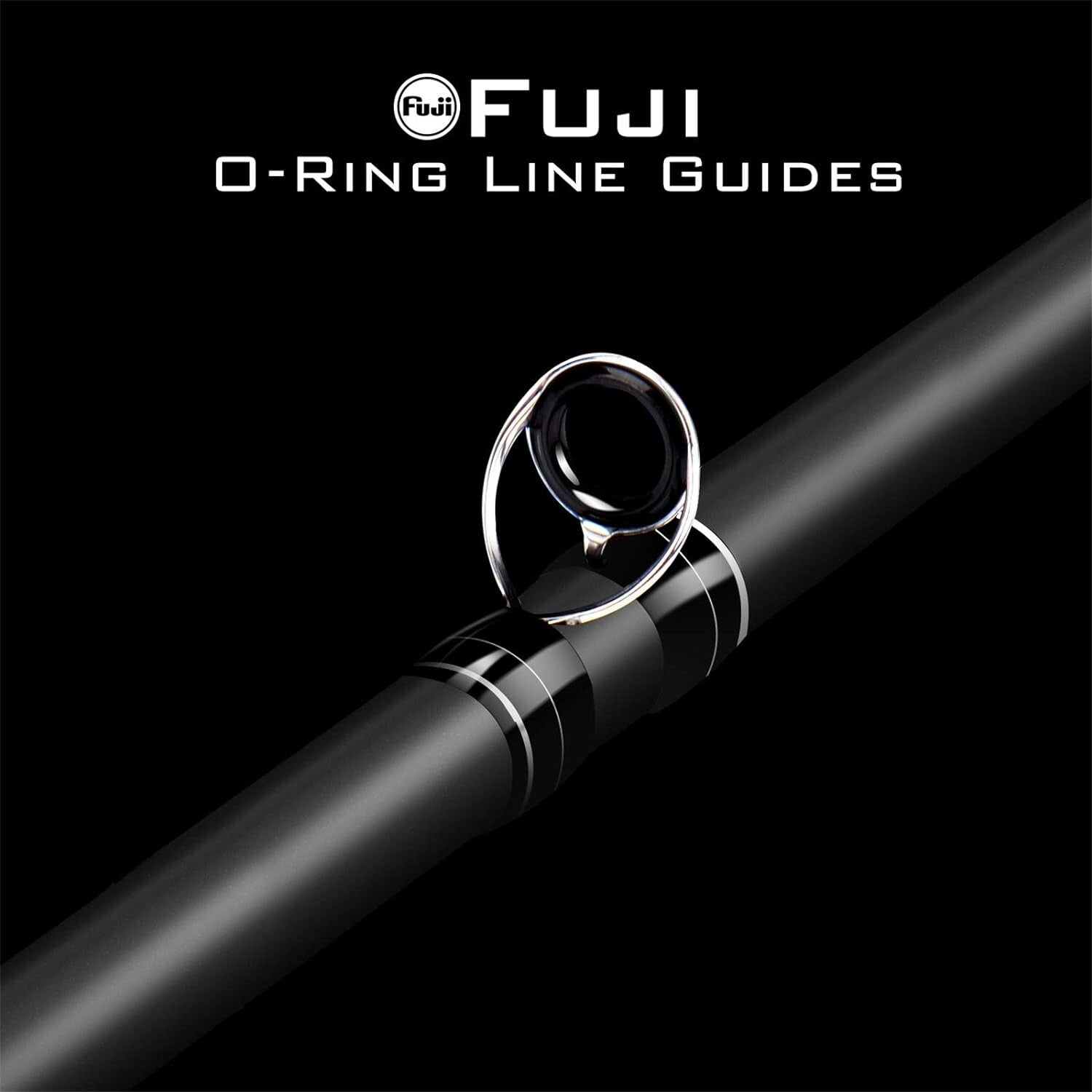Versatile Perigee II Fishing Rod - Durable Carbon Fiber with Fuji O-Ring Guides