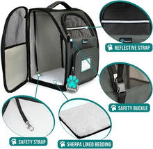 Load image into Gallery viewer, Large Capacity Cat Carrier Backpack - Ideal for Traveling and Hiking Adventures