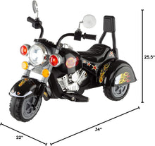 Load image into Gallery viewer, Battery-Powered Kids Motorcycle with Reverse, Headlights &amp; Sound Effects