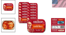 Load image into Gallery viewer, Premium Wild Caught Sardines in Zesty Tomato Sauce - 12 Cans Pack - 3.75 oz