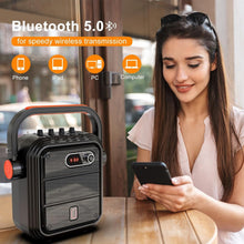 Load image into Gallery viewer, Rechargeable Karaoke Speaker Set with Dual Mics – Ideal for Home and Outdoors