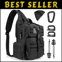 Load image into Gallery viewer, Durable EDC Sling Bag Backpack - Tactical Military Shoulder Bag for Adventures