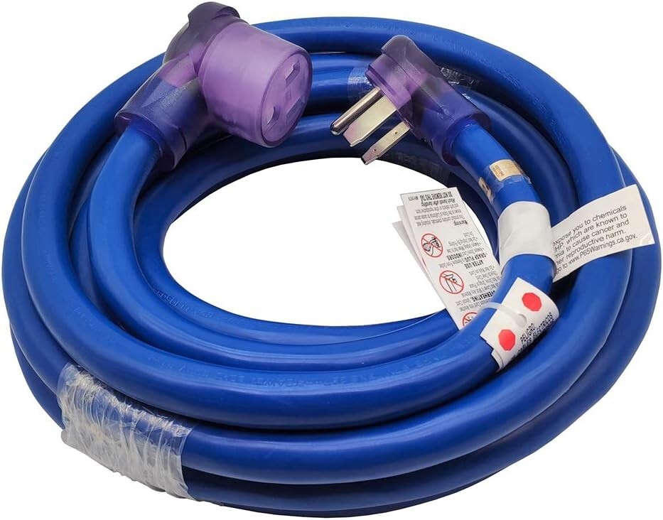 Versatile NEMA 6-50 25FT Extension Cord, 40 Amp, Ideal for All Welding Machines
