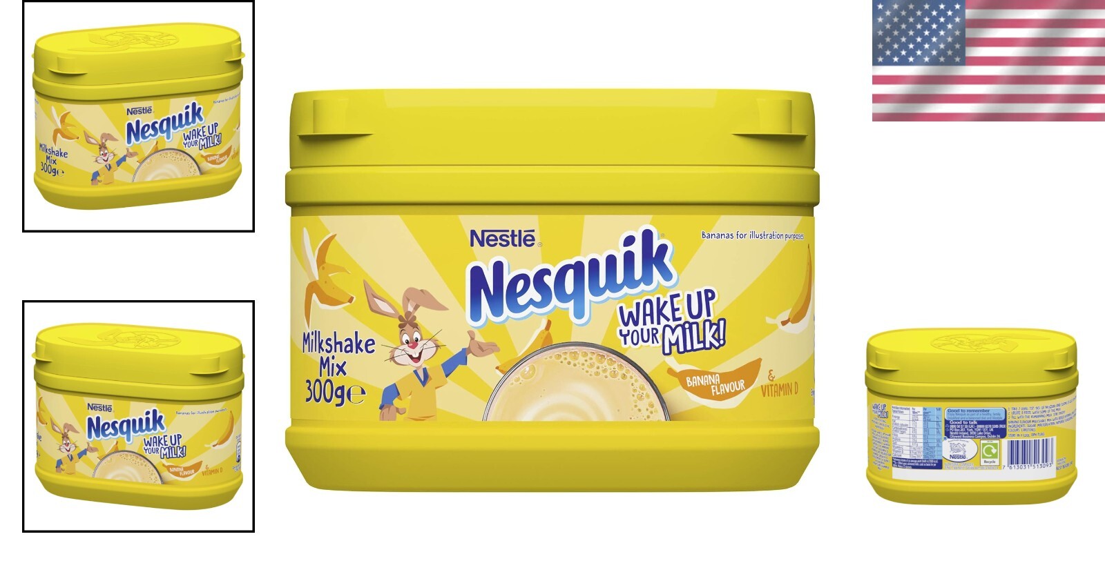 Delicious Banana Milkshake Powder - 300g Jars - Ideal for Smoothies & Desserts