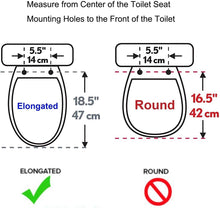 Load image into Gallery viewer, White Elongated Toilet Seat with Quick Release - Premium Quiet Close Design