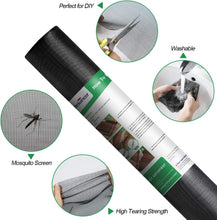 Load image into Gallery viewer, Versatile 48x100 Fiberglass Screen Mesh - Perfect for Windows, Porches &amp; Pools