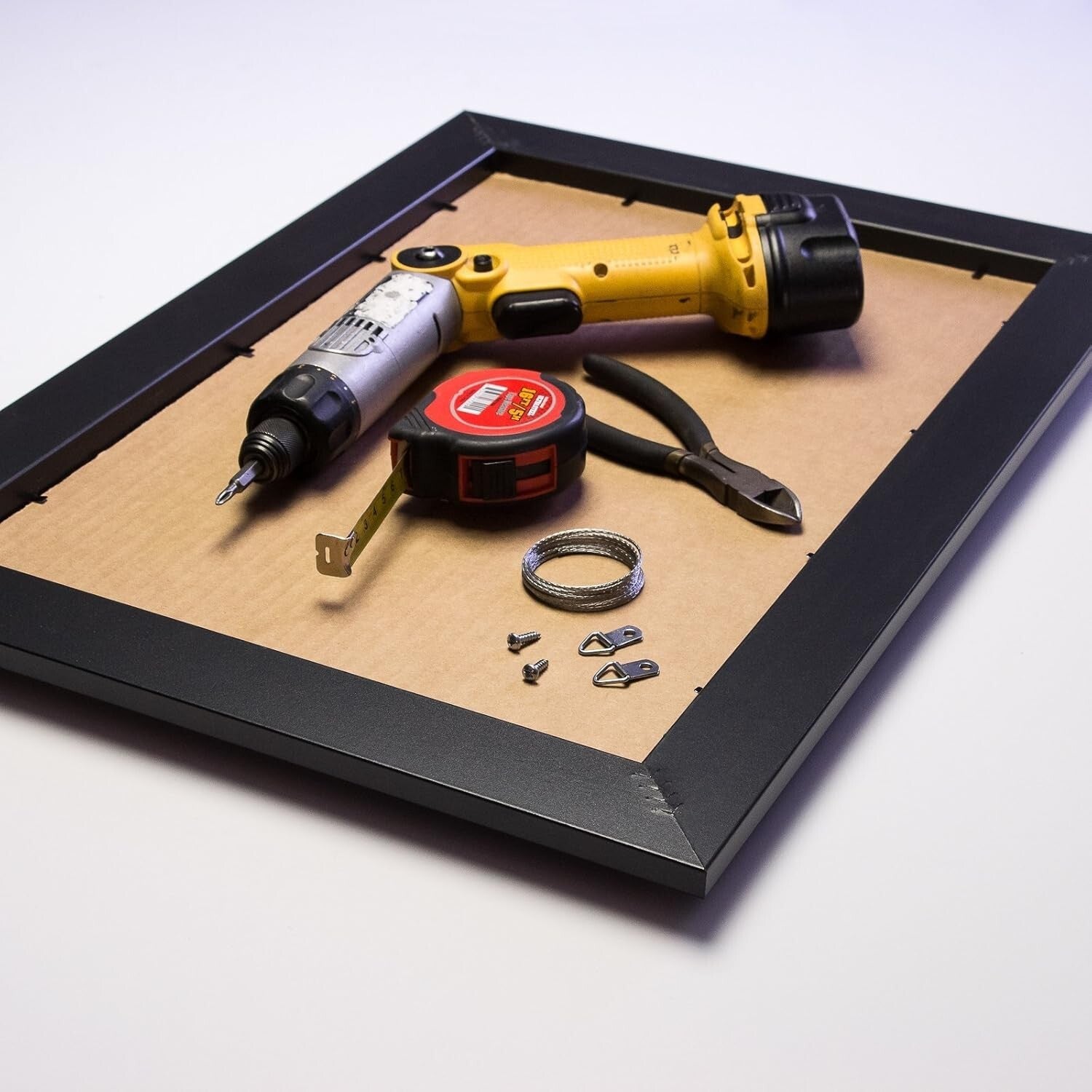 Elegant Black Wood 12x18 Photo Frame with 2-Opening Mat for Cherished Memories