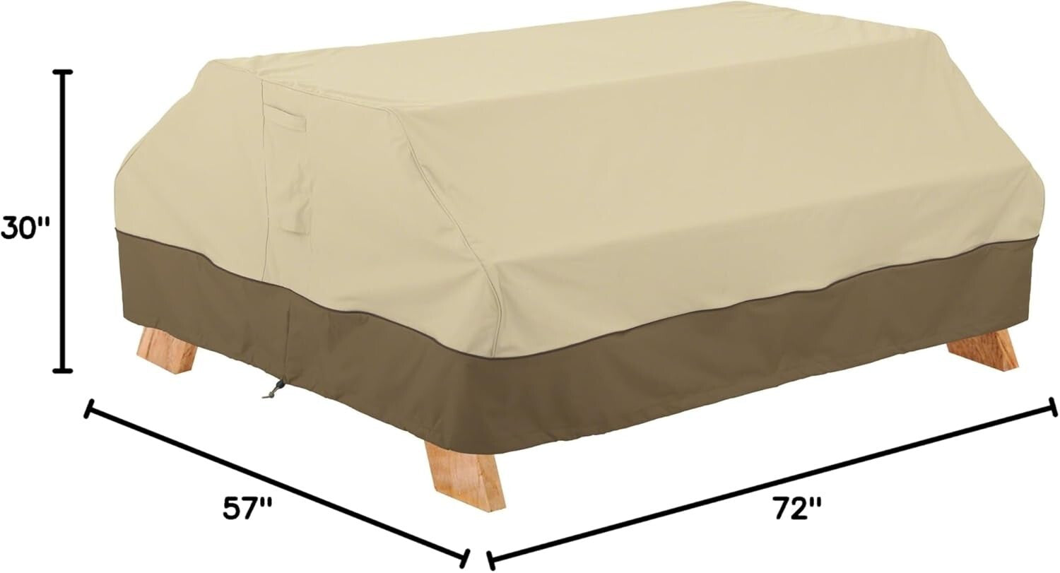 Elegant 70" Water-Resistant Picnic Table Cover - UV-Protecting Outdoor Shield