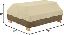Load image into Gallery viewer, Elegant 70" Water-Resistant Picnic Table Cover - UV-Protecting Outdoor Shield