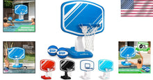 Load image into Gallery viewer, Durable Inflatable Poolside Basketball Game - 34" Backboard &amp; 2 Balls Included!