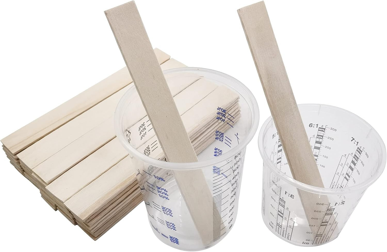 Versatile 1000 Pack Wooden Craft Sticks - Perfect for Arts & DIY Projects