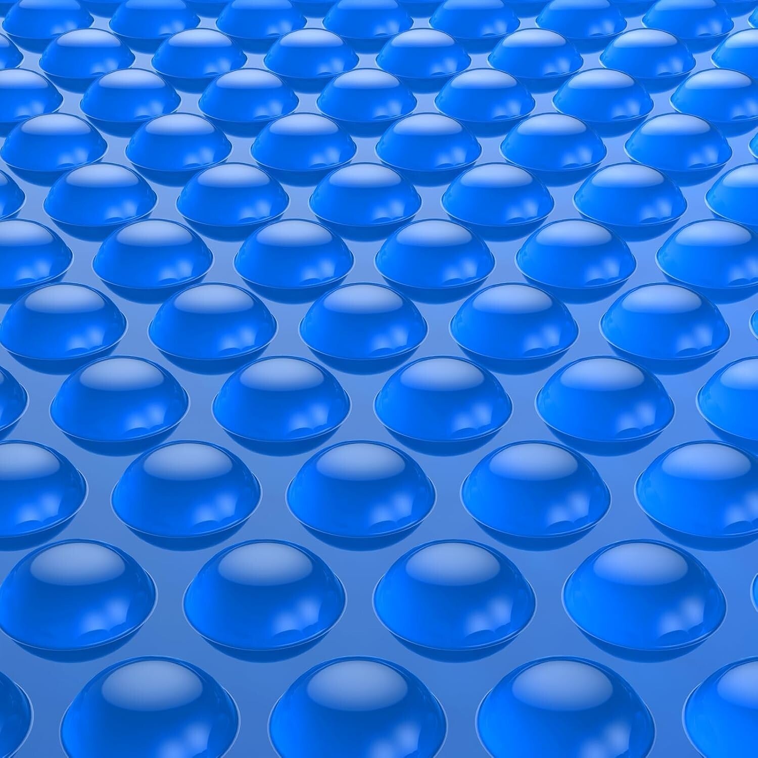 Blue Rectangular Solar Pool Blanket 12x24 ft - Maximizes Heat Retention