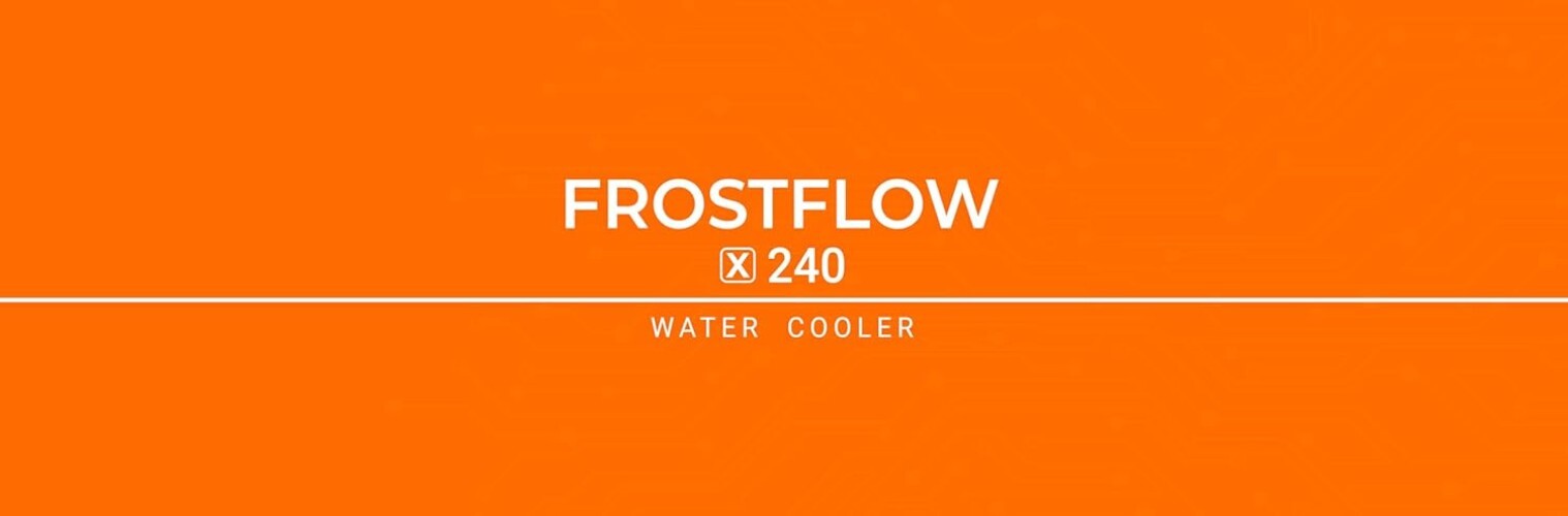 FROSTFLOW AIO 240mm Liquid Cooler - Efficient Heat Dissipation & Stylish Design
