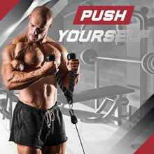 Load image into Gallery viewer, Versatile Tricep Press Down Cable Machine Attachment Set for Home Gym Workouts