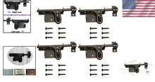 Load image into Gallery viewer, Sturdy 4pcs Metal Gate Latch Kit with Padlock Hole - Ideal for Fences and Gates
