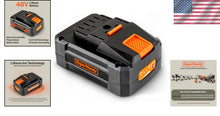 Load image into Gallery viewer, Lightweight 48V Lithium-Ion Rechargeable Battery - Ideal for Scooters &amp; Augers