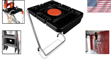 Load image into Gallery viewer, Ladder Accessory Project Tray with Magnetic Dish &amp; Tool Slots - 25 lbs Rating