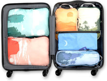 Load image into Gallery viewer, Ultimate Travel Packing Cube Set - Two-Zipper System for Compact Luggage Storage