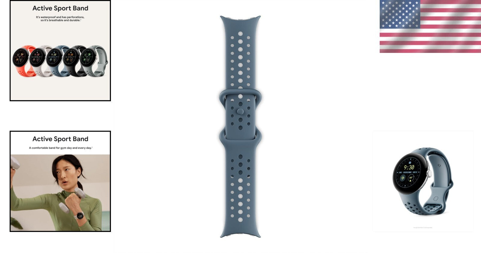 Breathable Silicone Pixel Watch Band - Moondust, Compatible with 41mm Models