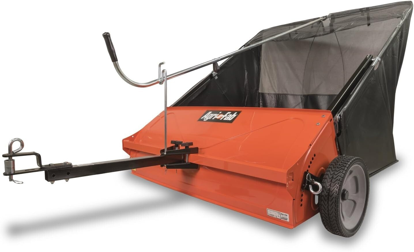 Heavy-Duty 44-Inch Leaf & Grass Sweeper - No Tool Assembly & Compact Storage