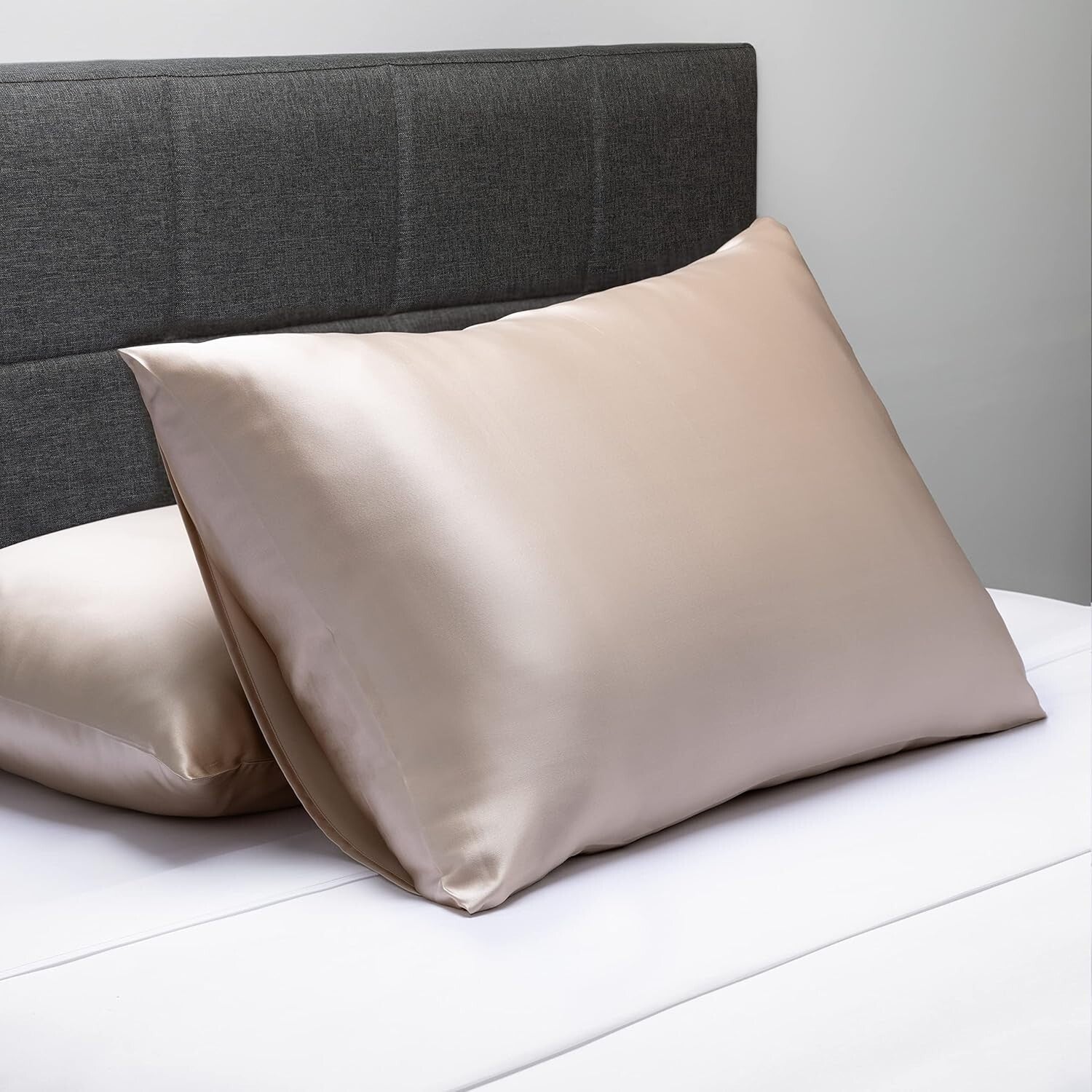 Good Housekeeping Approved 30mm Pure Silk Pillowcase Set in Taupe - King Size