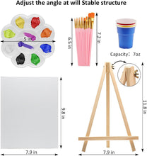 Load image into Gallery viewer, Deluxe 410-Piece Painting Supplies Set - Brushes, Paints &amp; Easels Included