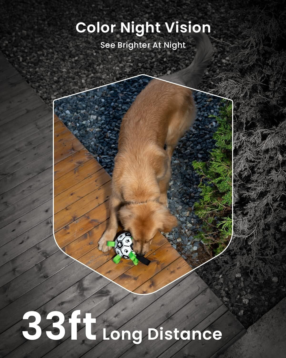 Smart Home 2-Pack Solar Security Cameras with Color Night Vision & AI Alerts