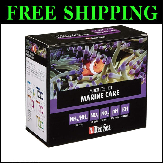 Compact Marine Care Test Kit - 100 Tests for Comprehensive Water Quality
