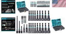Load image into Gallery viewer, Comprehensive 54PCS Magnetic Nut Driver Set with Impact Drill Bits &amp; Storage Box