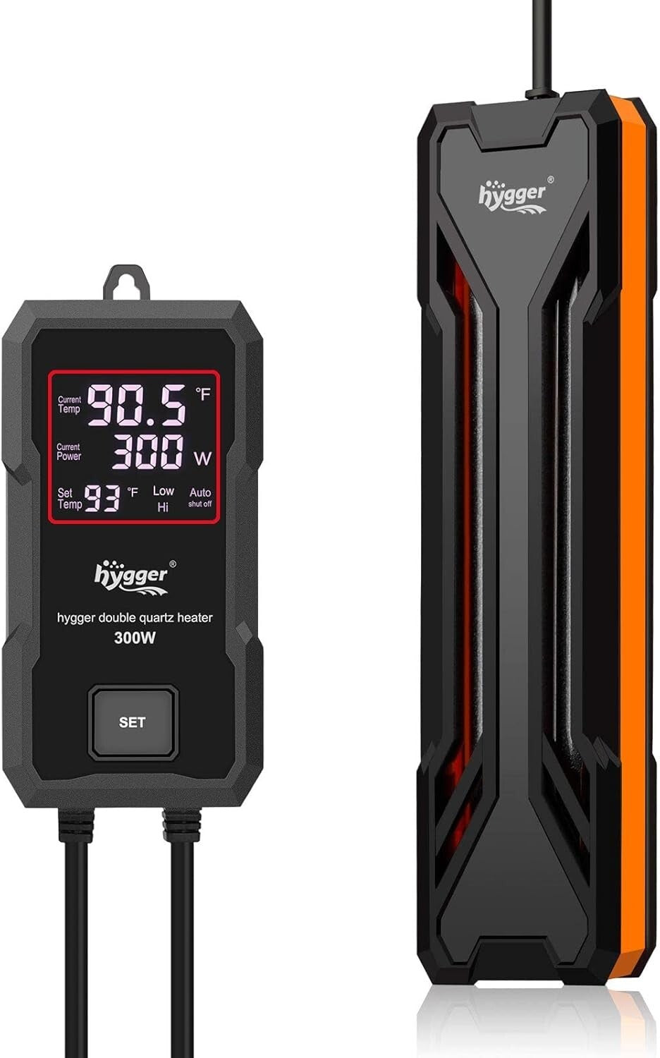 Smart Aquarium Heater with LED Controller - Prevents Overheating & Fish Burns