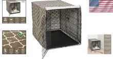 Load image into Gallery viewer, Privacy Dog Crate Cover for 42-Inch Wire Crates - Reduces Anxious Behavior