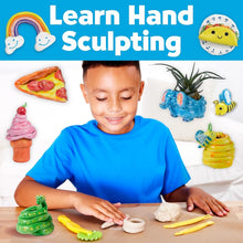 Load image into Gallery viewer, Pottery Wheel for Kids 8+ - Includes 3 lbs Clay &amp; Sculpting Tools for Beginners