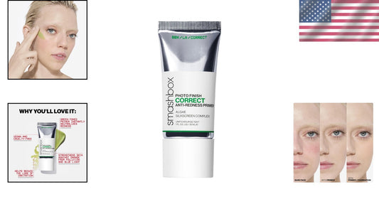 1.01 fl oz Green-Toned Primer for Instant Redness Reduction - Unisex Makeup