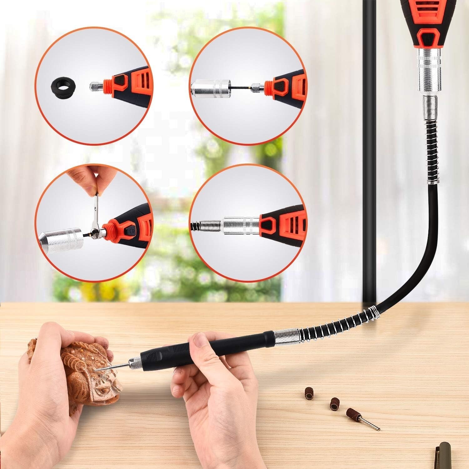 All-in-One 180 Accessories Rotary Tool Set - Perfect for Home and Craft Projects