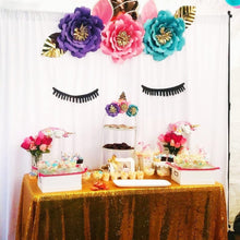 Load image into Gallery viewer, Versatile 8X8 Sparkly Sequin Curtain for Event Decorations &amp; Photo Booths