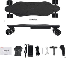 Load image into Gallery viewer, Durable 7-Ply Longboard - Meepo Campus Electric Skateboard with Remote Control