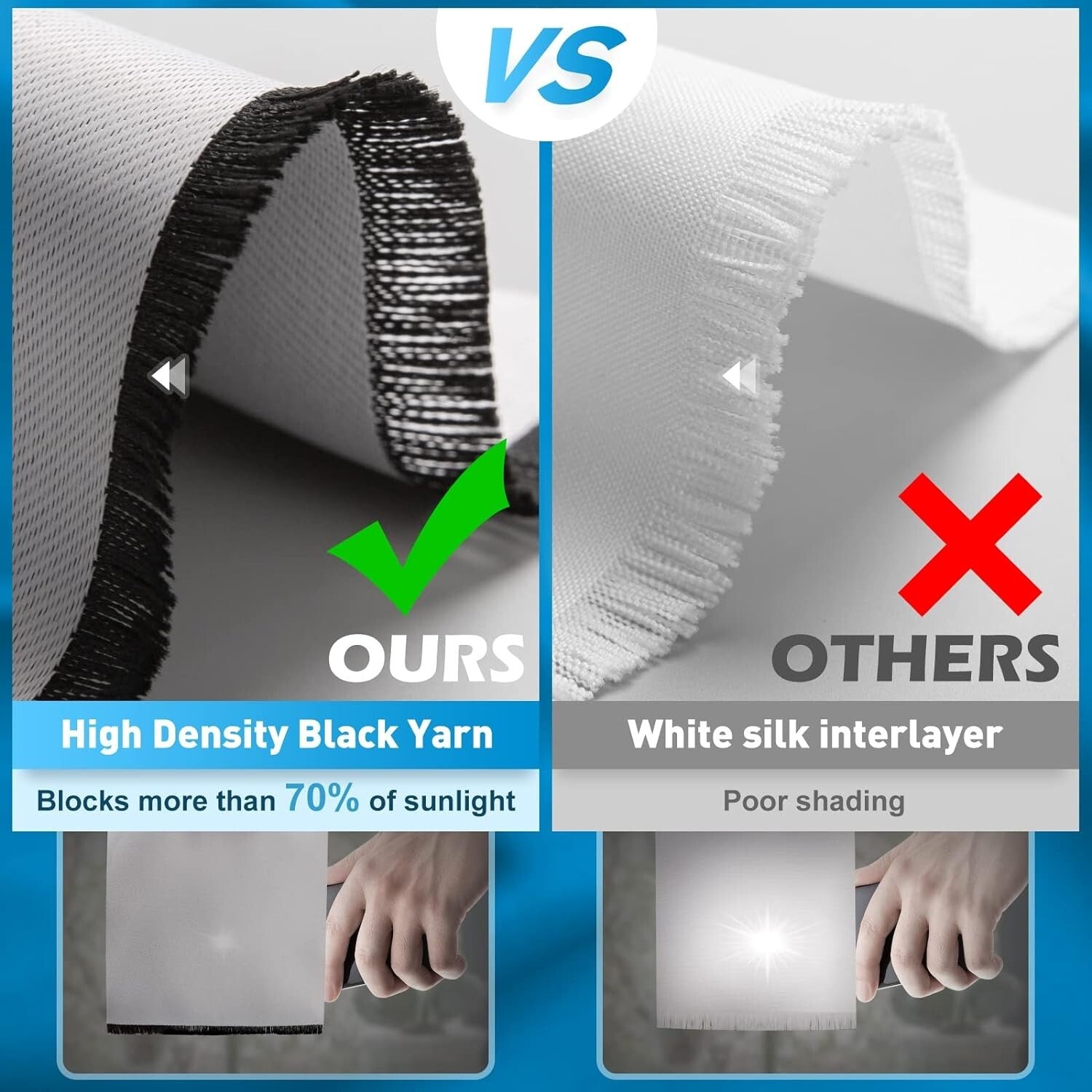 Forest Green Tree Blackout Curtains for Bedroom & Living Room - 2 Panels 52"x84"