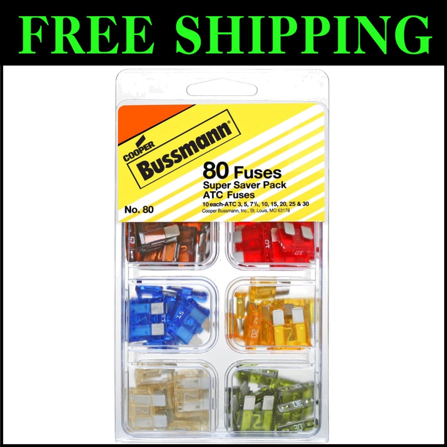 Premium ATC 80-Pack: Machined Assortment in Compact Retail Clam Design