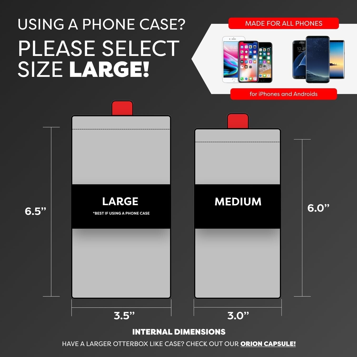 AGION-Lined Phone Pouch with Thermal Protection for iPhone & Samsung - Seafoam