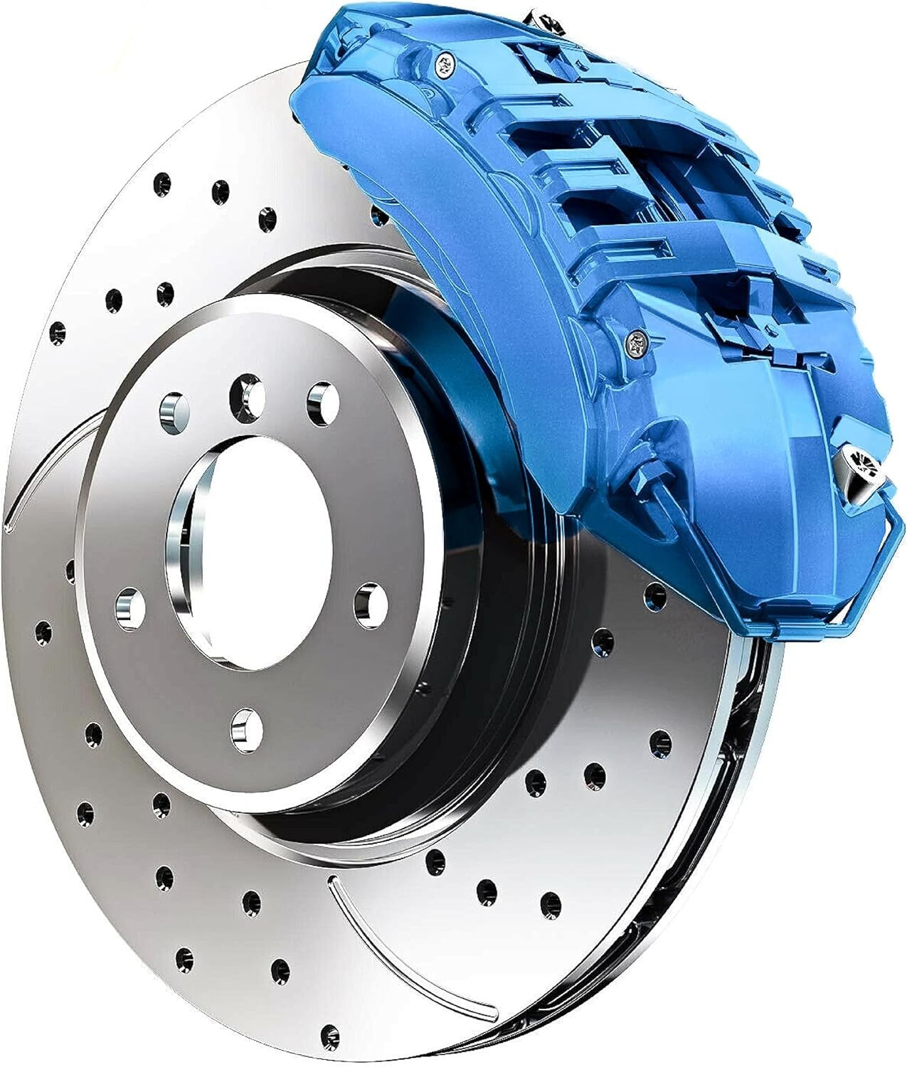 Durable High Temperature Epoxy Caliper Paint System - Hawkins Blue (4 Ounces)