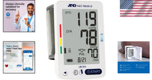 Load image into Gallery viewer, Wrist BP Monitor with Extra-Large LCD, 2 User Memory &amp; 2 AAA Batteries Included