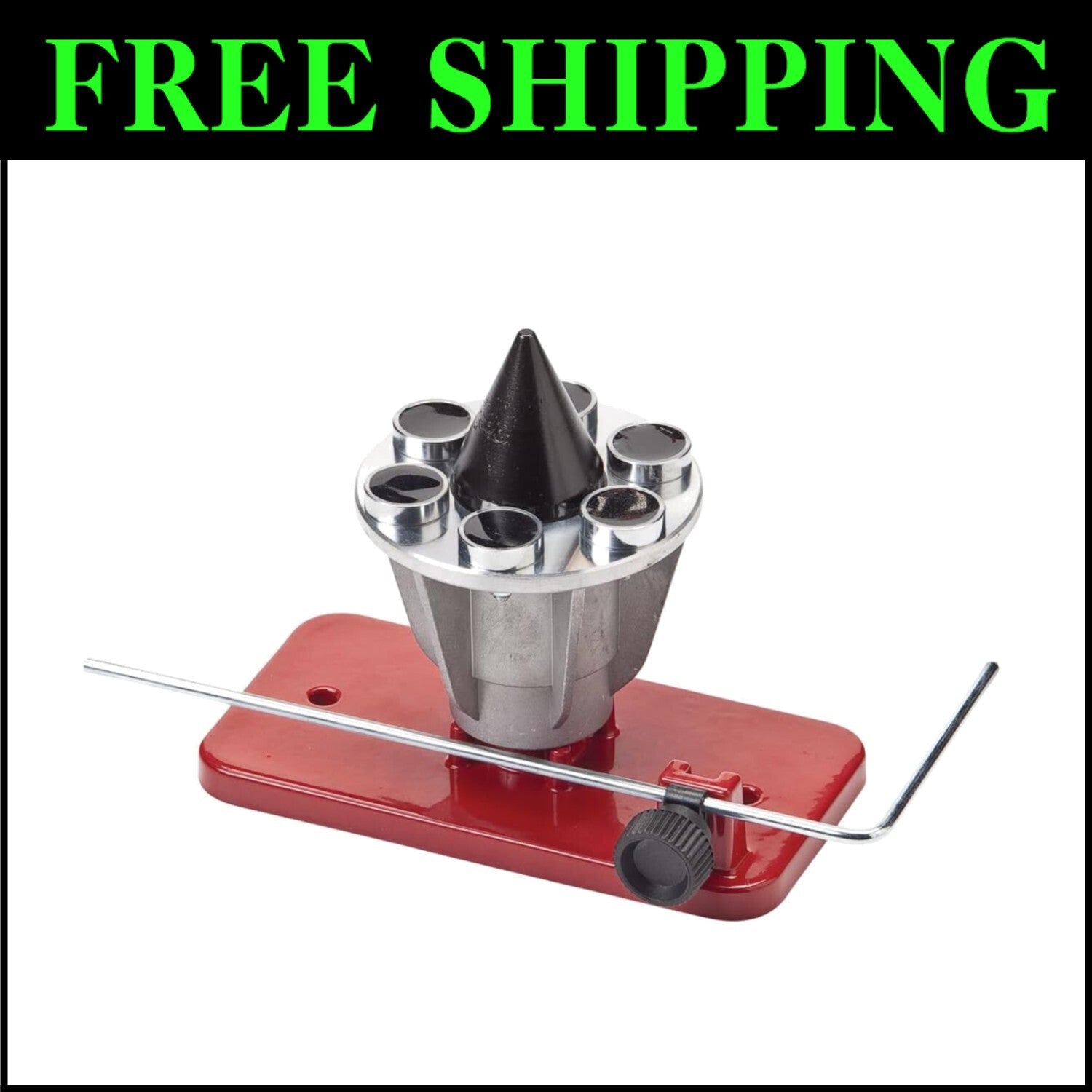 Precision Lawn mower Blade Balancer - Durable Metal Design for Smooth Cutting