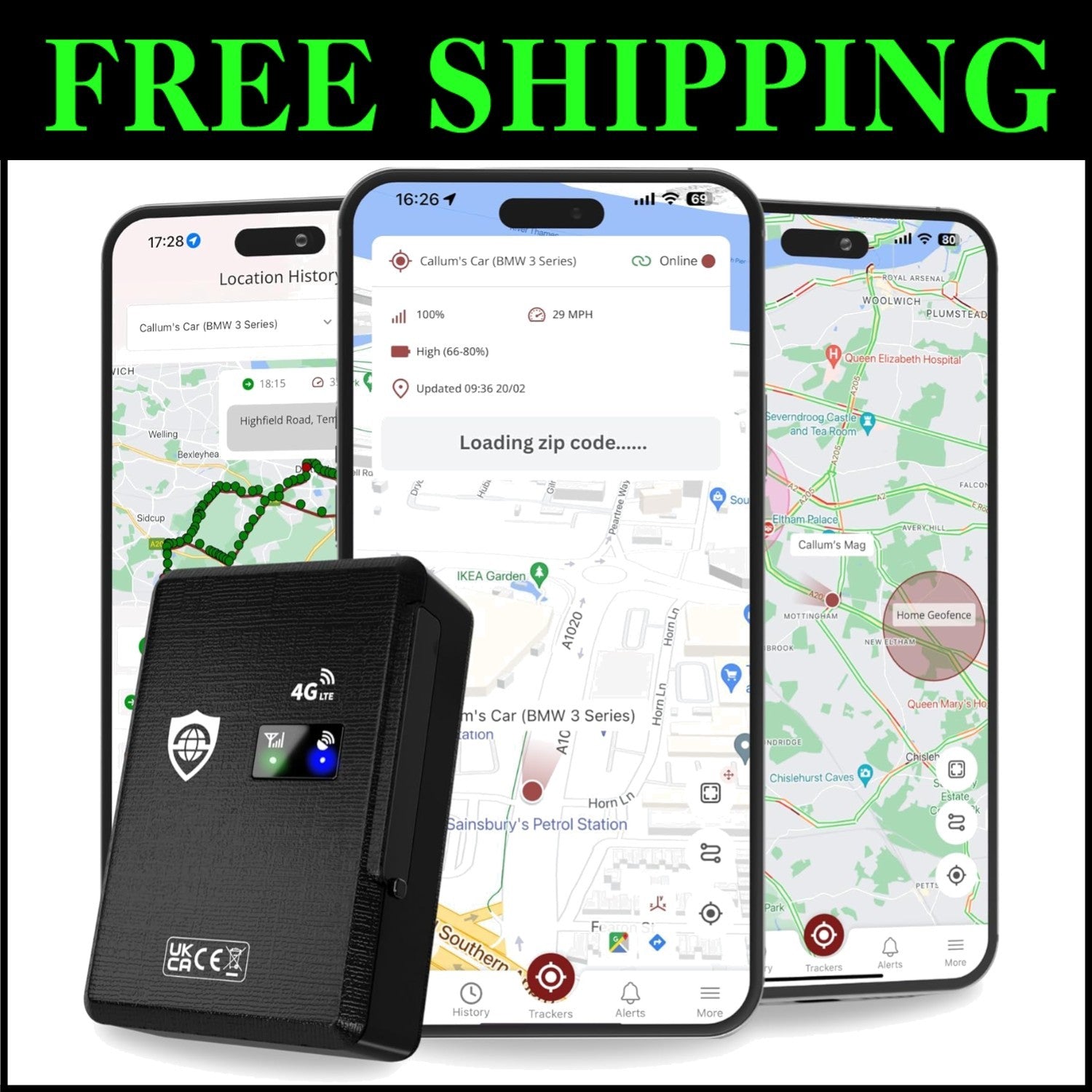 Advanced Magnetic GPS Tracker with Global Coverage - 7 Days Free Trial Included
