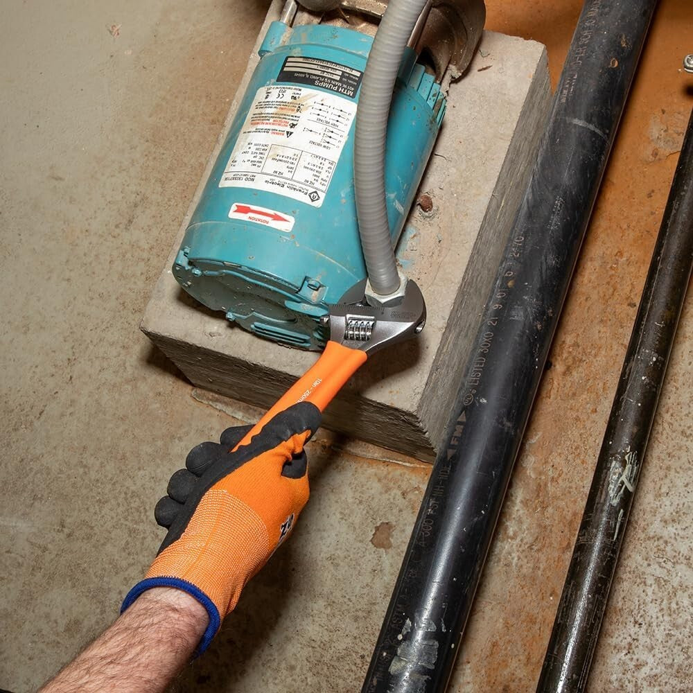 Versatile 4-Piece Adjustable Wrench Kit: 6"," 8", 10", 12" with Comfortable Grip