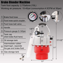 Load image into Gallery viewer, Professional Pneumatic Brake Fluid Bleeder Set with Waste Oil Collection Bottle