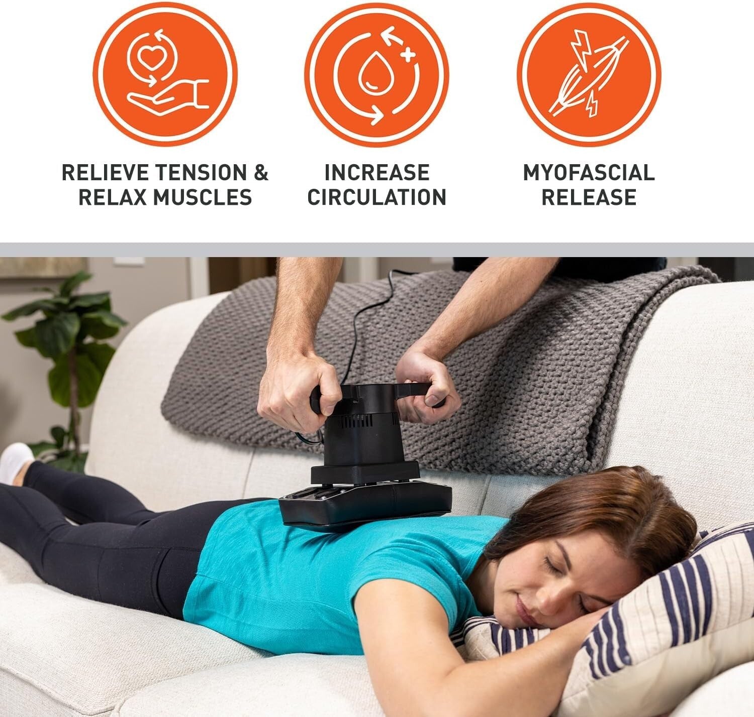 Achieve Muscle Relief with Lightweight 5 lb Therapeutic Vibrating Massager