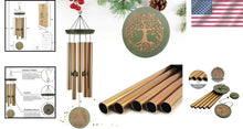 Load image into Gallery viewer, Personalized 36-Inch Outdoor Wind Chimes with Adjustable Sound &amp; Tree Design