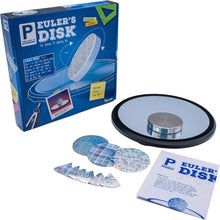 Load image into Gallery viewer, Euler’s Disk Physics Toy - 9-Inch Mirror with Customizable Effects for Desk Fun