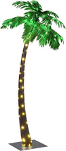Load image into Gallery viewer, Stunning 5ft Lighted Palm Tree with Mini Copper Lights for Outdoor Celebrations